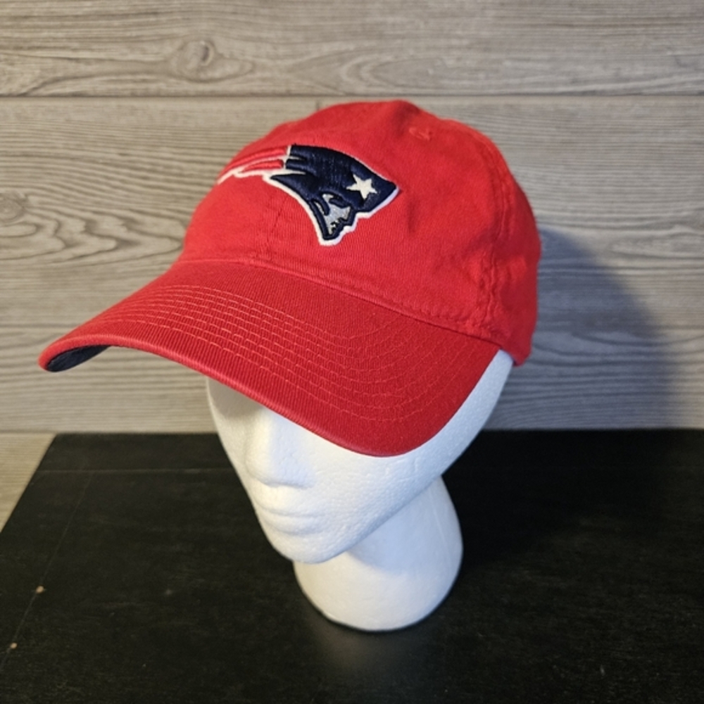 NEW ENGLAND PATRIOTS Cotton Red Hat Cap NFL REEBOK Adjustable‎ Embroidered